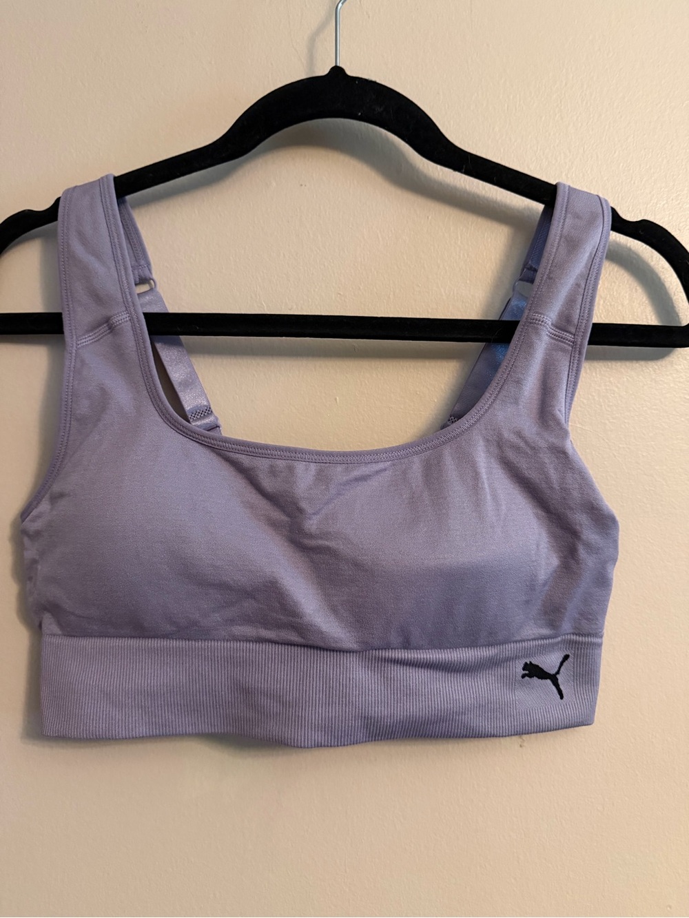 PUMA Light Lavender Scoop Neck Sports Bra